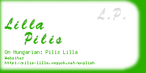 lilla pilis business card